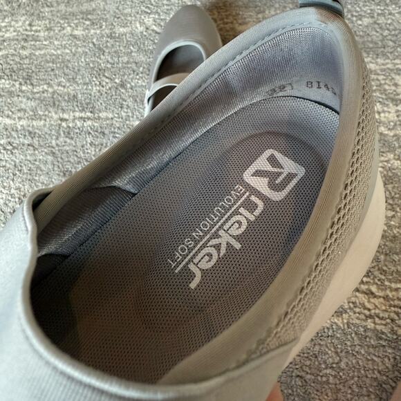 LIKE NEW Rieker R-Evolution Ayla Grey Comfort Sneakers - Picture 9 of 10